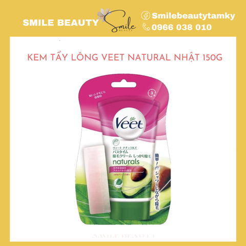 Kem tẩy lông Veet Natural Nhật 150g