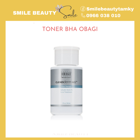 Toner trị mụn BHA Obagi Clenziderm MD Pore Therapy 2% Salicylic Acid (Bản US)