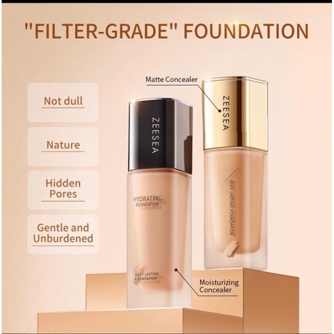 Kem Nền Kiềm Dầu Zeesea Silky Lasting Foundation 30g