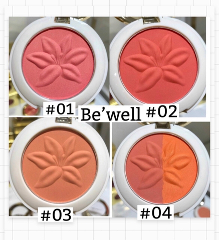 phấn má bewell velvet color blusher 4.5g