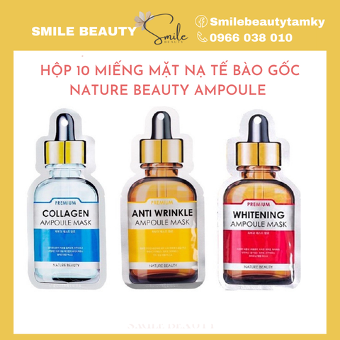 Hộp 10 miếng Mặt Nạ Tế Bào Gốc Nature Beauty