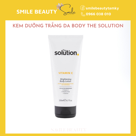 Kem dưỡng trắng body vitamin C solution 200ml