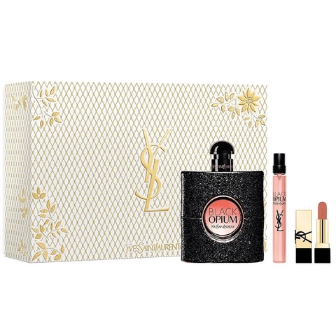 Set Nước Hoa YSL Black Opium EDP (90ML + 10ML + Son YSL NM )