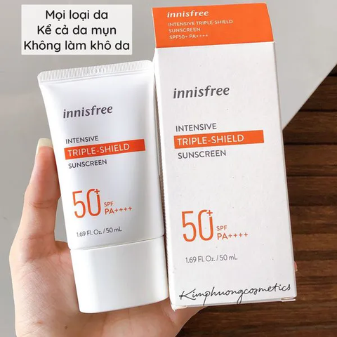 Kem Chống Nắng Innisfree Triple Care SPF50 MẪU MỚI