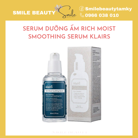 Serum Dưỡng Ẩm Klairs Rich Moist Soothing 80ml