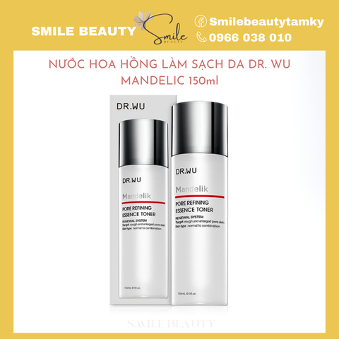 Nước hoa hồng Toner Mandelic Acid Dr.wu 150ML