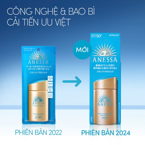 Kem chống nắng Anessa Perfect UV Sunscreen Milk spf 50