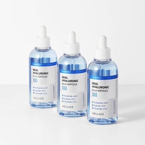 Serum Wellage Real Hyaluronic Blue Ampoule 75ml