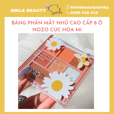 Bảng Phấn Mắt Nhũ Cao Cấp 8 ô Nozo Cúc Họa Mi