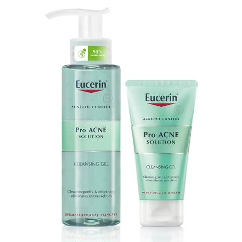 Sữa Rửa Mặt Eucerin ProAcne Cleansing Gel Cho Da Nhờn Mụn