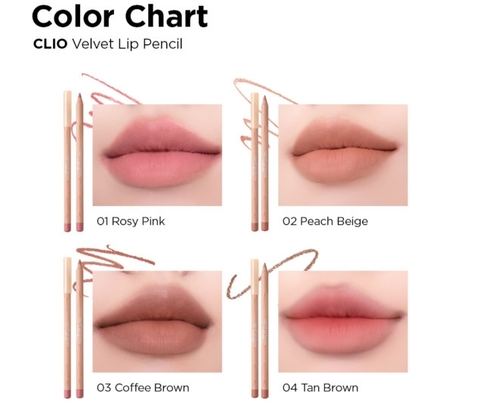 Chì Kẻ Viền Môi CLIO VELVET LIP PENCIL