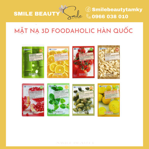 Mặt Nạ 3D Foodaholic Hàn Quốc