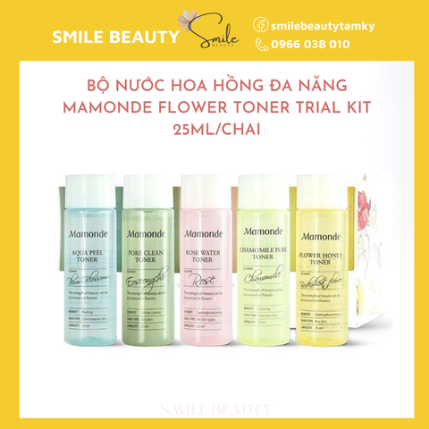 Bộ toner Mamonde Trial Kit 25ml/chai