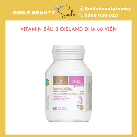 Vitamin bà bầu Bioisland DHA 60 viên