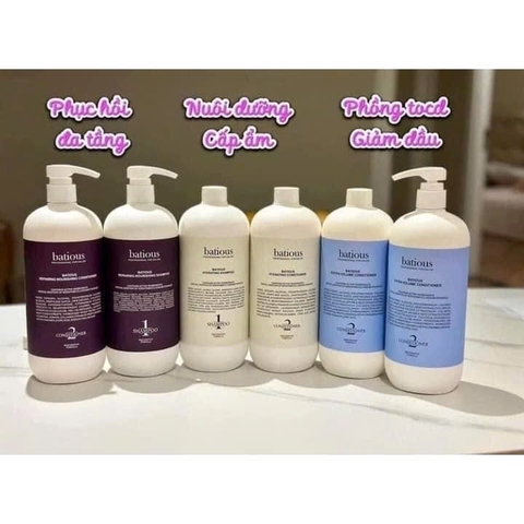 Cặp Dầu Gội Xả Batious