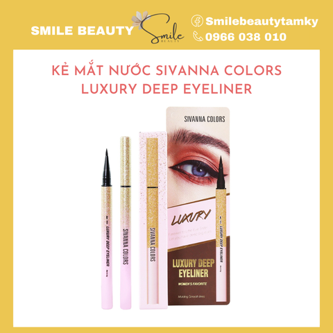 Kẻ Mắt Nước Sivanna Colors Luxury Deep Eyeliner