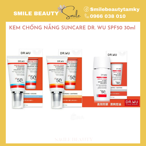 Kem chống nắng Dr wu 30ml