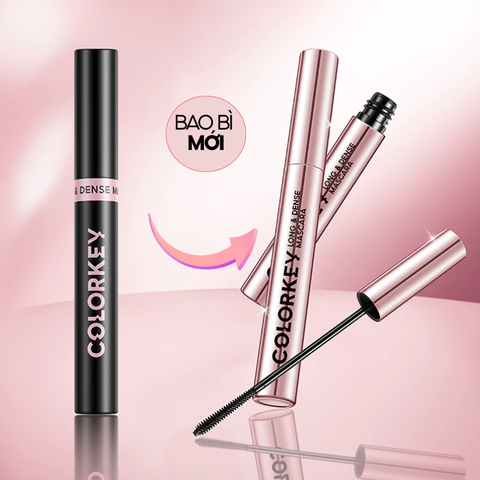 Mascara Colorkey Đầu Thẳng Dài Và Dày Mi