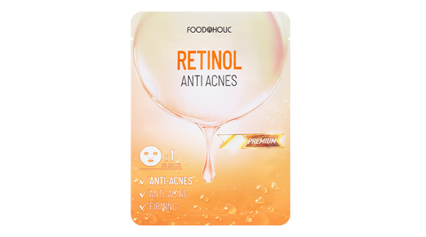Mặt nạ Retinol giảm mụn, kháng viêm Foodaholic miếng 23ml