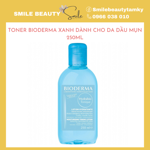 Toner Bioderma Xanh Dành Cho Da Dầu Mụn 250ml