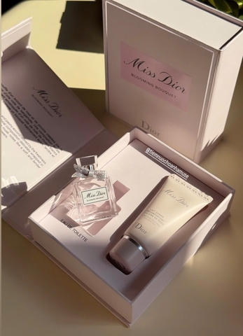 Set Nước Hoa Và Lotion Milk Miss Dior Blooming Bouquet ( 5ML + 20ML)
