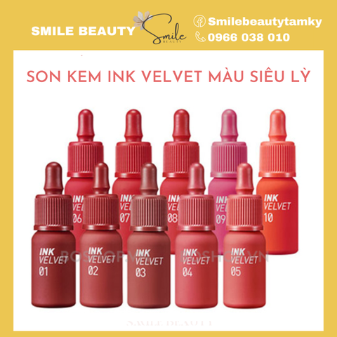 Son kem Ink Velvet màu siêu lỳ