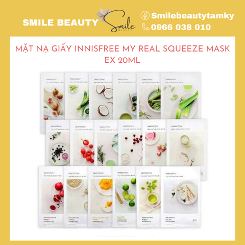 Mặt Nạ Giấy Innisfree My Real Squeeze Mask EX  20ml