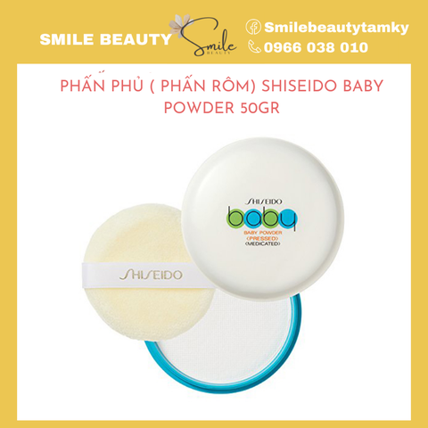 Phấn Phủ ( phấn rôm) Shiseido Baby Powder 50gr