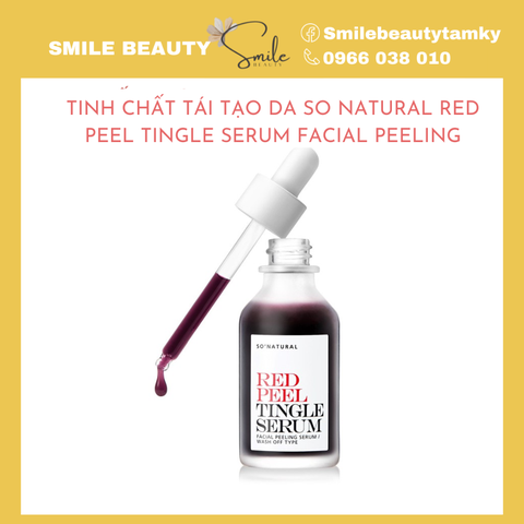 Tinh Chất Tái Tạo Da So Natural Red Peel Tingle Serum Facial Peeling