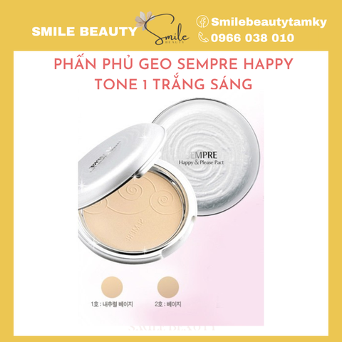 Phấn phủ Geo Sempre Happy
