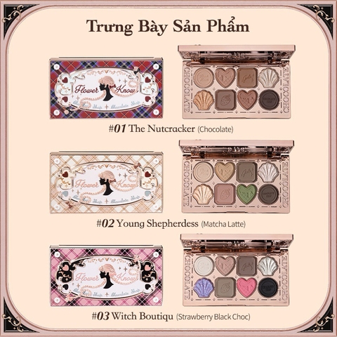 Bảng phấn mắt Flower Knows Chocolate Wonder
