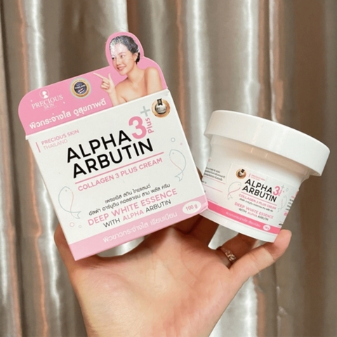 Kem Dưỡng Trắng Da Alpha Arbutin Collagen 3 Plus Cream Hủ 100g
