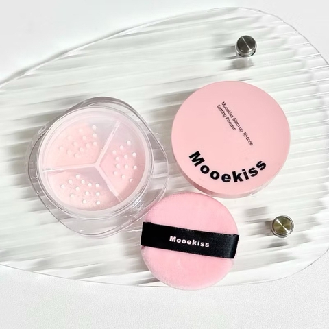 Phấn phủ bột 3 màu Mooekiss