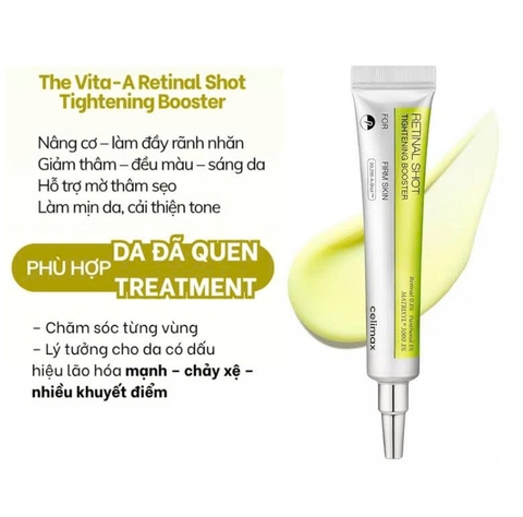 Kem dưỡng Celimax Vita A Retinal Shot Tightening Booster 15ml