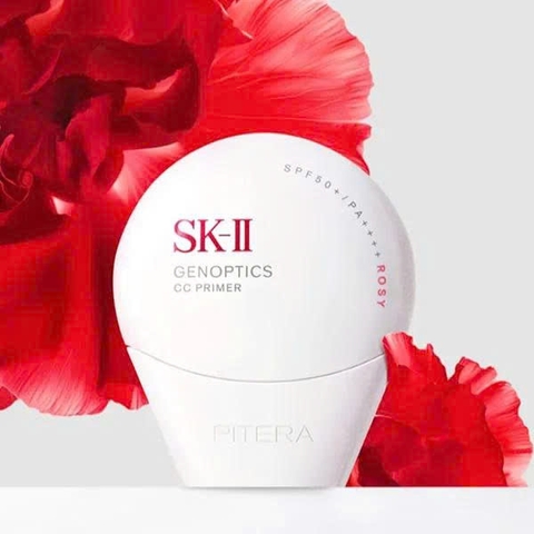 Kem Chống Nắng SK-II Genoptics CC Primer Rosy SPF50+/PA++++