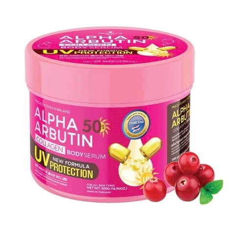 Kem Dưỡng Thể Chống Nắng Alpha Arbutin Collagen Body Serum SPF50 500g