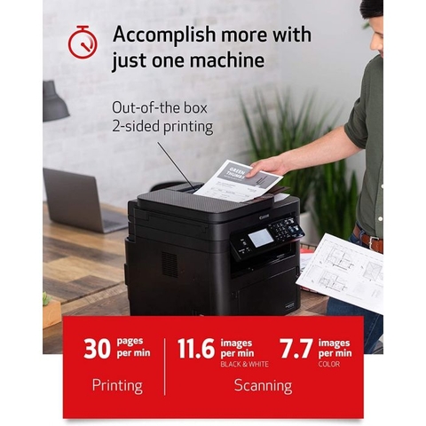 Máy in Canon image CLASS MF269DW, A4 đen trắng, Đa chức năng, In hai mặt tự động, khay Duplex ADF, USB, Wifi, Ethernet