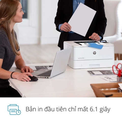 Máy in HP LaserJet Pro M404dn, A4 đen trắng, Đơn năng, In hai mặt tự động, USB, Ethernet