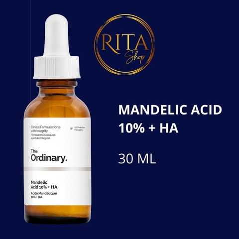 Serum the Ordinary Mandelic Acid 10% + HA tinh chất tẩy tế bào chết, làm sáng dành cho da nhạy cảm