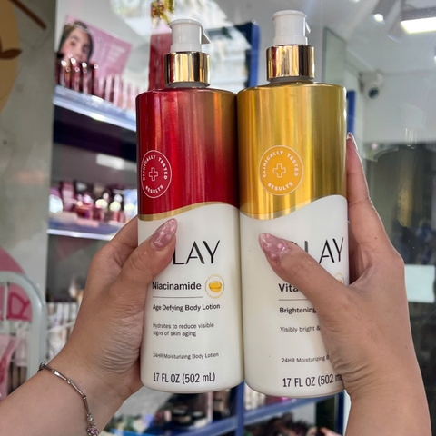 Kem dưỡng làm sáng da Olay Body Lotion Bản Mỹ