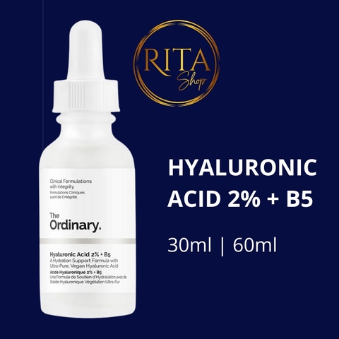 Serum dưỡng da cấp nước The Ordinary Hyaluronic Acid 2% + B5