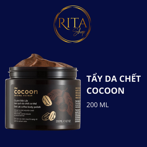 Tẩy Da Chết Body Cà Phê Đắk Lắk Cocoon Coffee Body Polish Làm Sạch Da