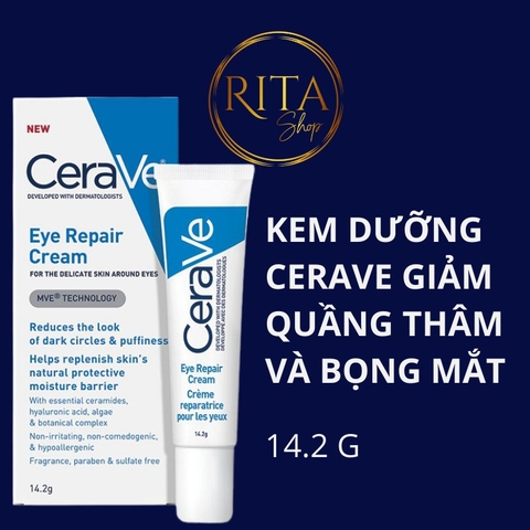 Kem dưỡng Cerave Eye Repair giảm quầng thâm và bọng mắt 15ml
