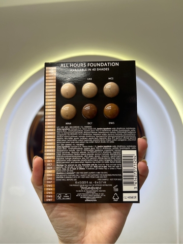 Sample kem nền  YSL All Hours