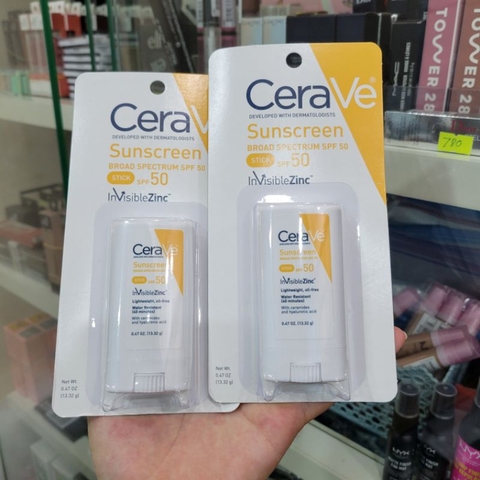 KCN Cerave Sunscreen Stick Spf 50 vật lý dạng thỏi