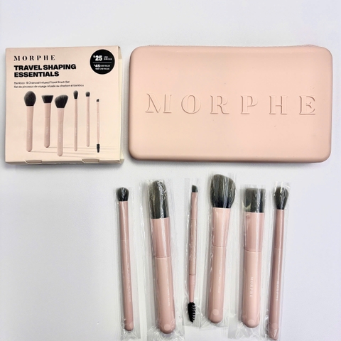 Bộ 6 Cọ Kèm Túi Morphe Travel Shaping Essentials Face Brush Set