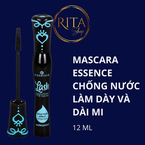 Mascara Essence Lash Princess chống nước làm dài và dày mi