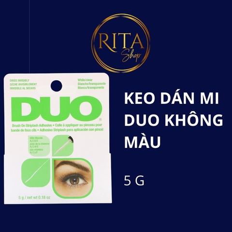 Keo dán mi giả Duo không màu nhiều loại - Brush On Striplash Adhesive 5g