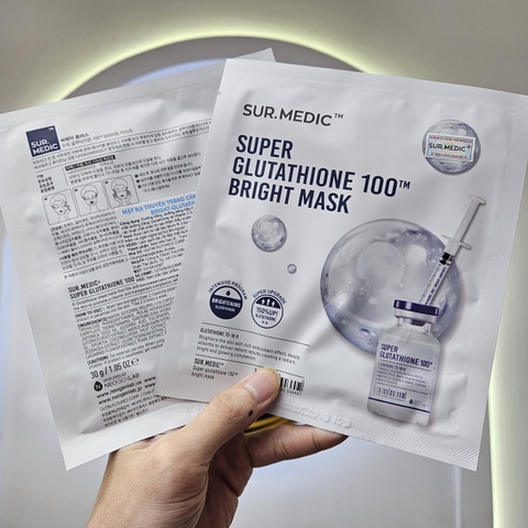 Mặt Nạ Dưỡng Trắng Sur.Medic Bright Glutathione Mask 30g