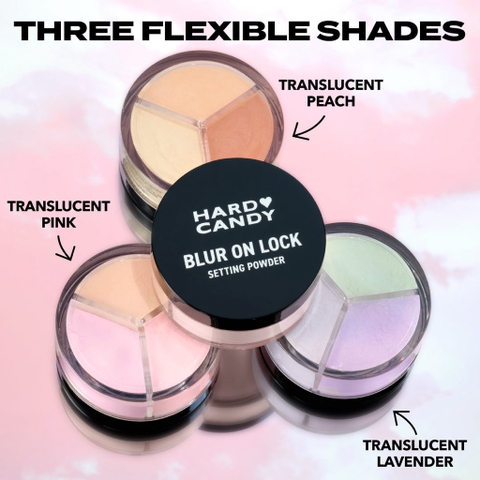 Phấn Phủ Hard Candy BLUR ON LOCK SETTING POWDER